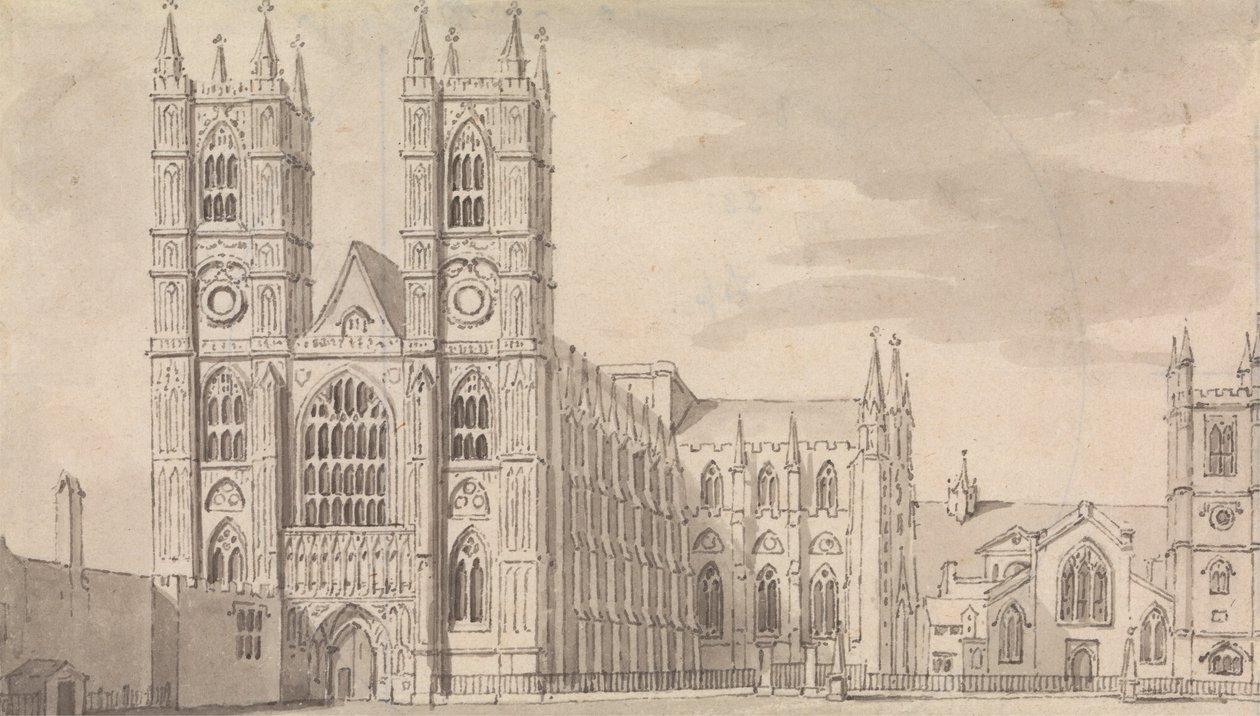 Westminster Manastırı by Samuel Wale