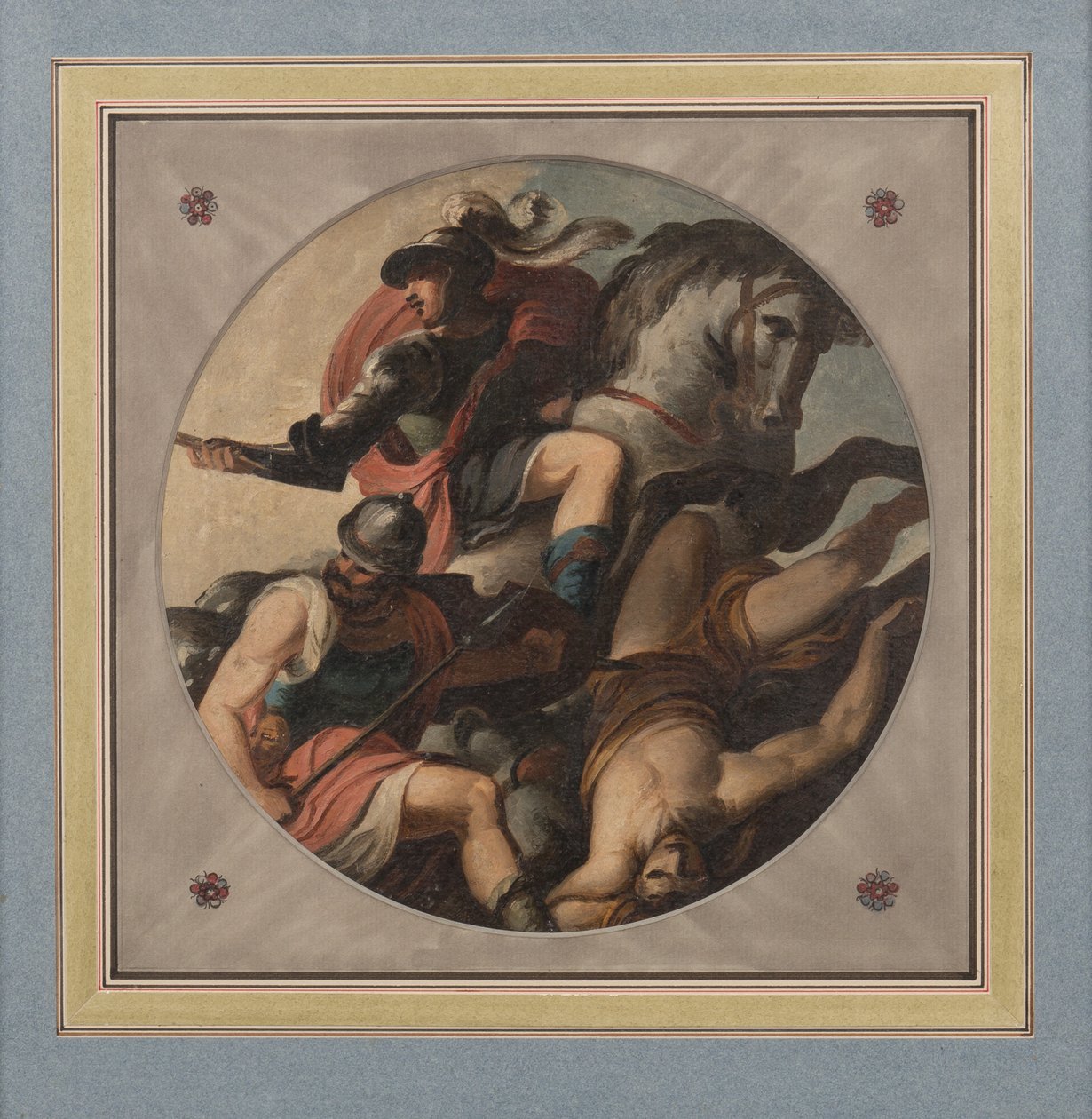 Tavan yuvarlaklığı (kağıt üzerinde yağlı boya) by Samuel Woodforde