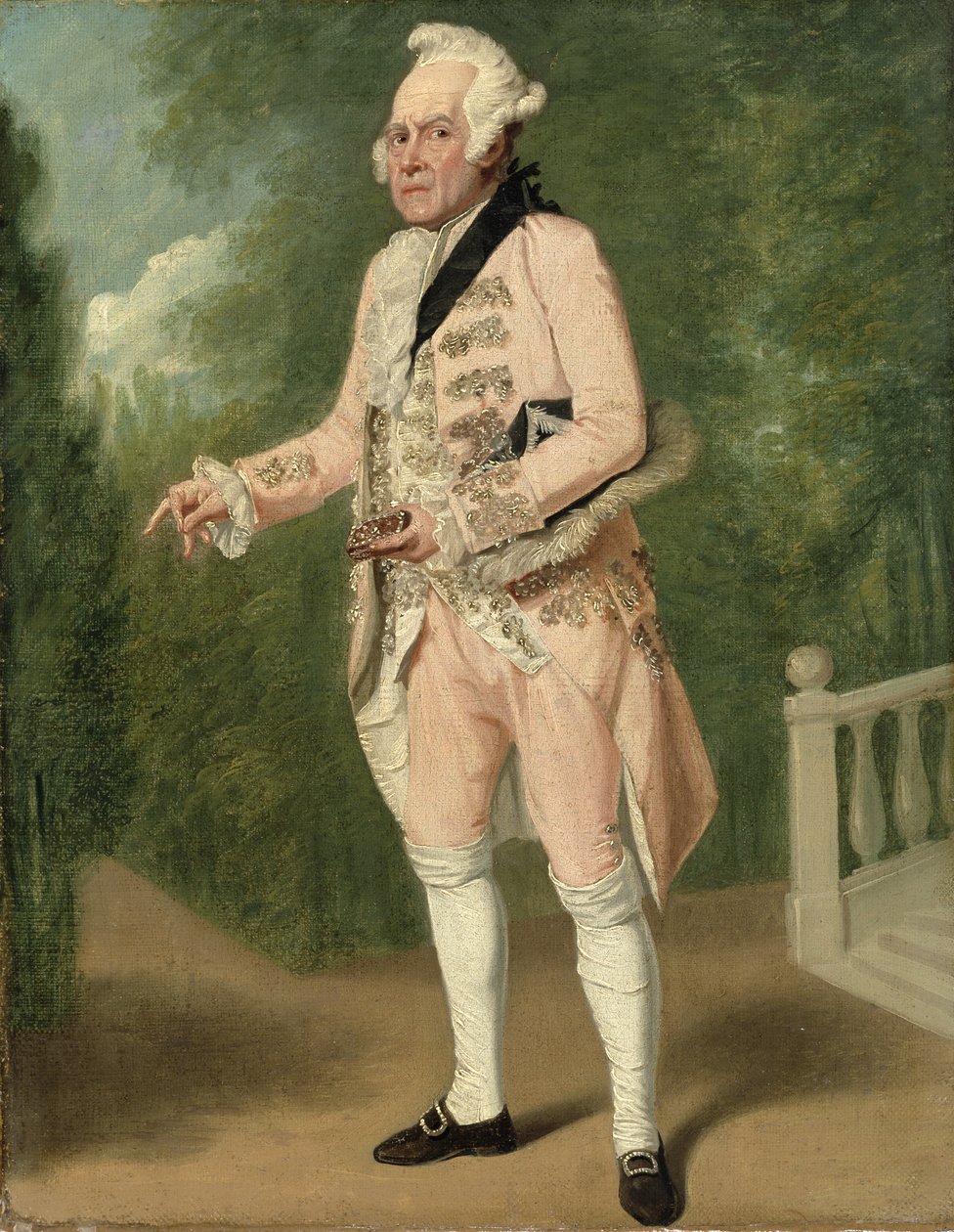 Lord Ogleby olarak Thomas King (tuval üzerine yağlı boya) by Samuel de Wilde