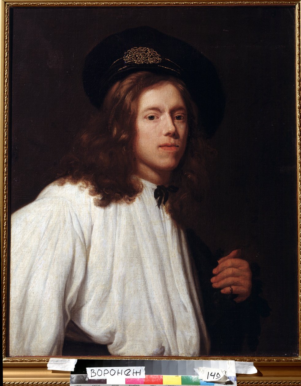 ""Otoportre" (Otoportre) Peinture de Samuel Dirksz van Hoogstraten (1627-1678) 17. yüzyıl Güzel Sanatlar Müzesi Ivan Kramskoy (ou Kramskoi) ve Voronej (Voronezh), Rusya. by Samuel van Hoogstraten