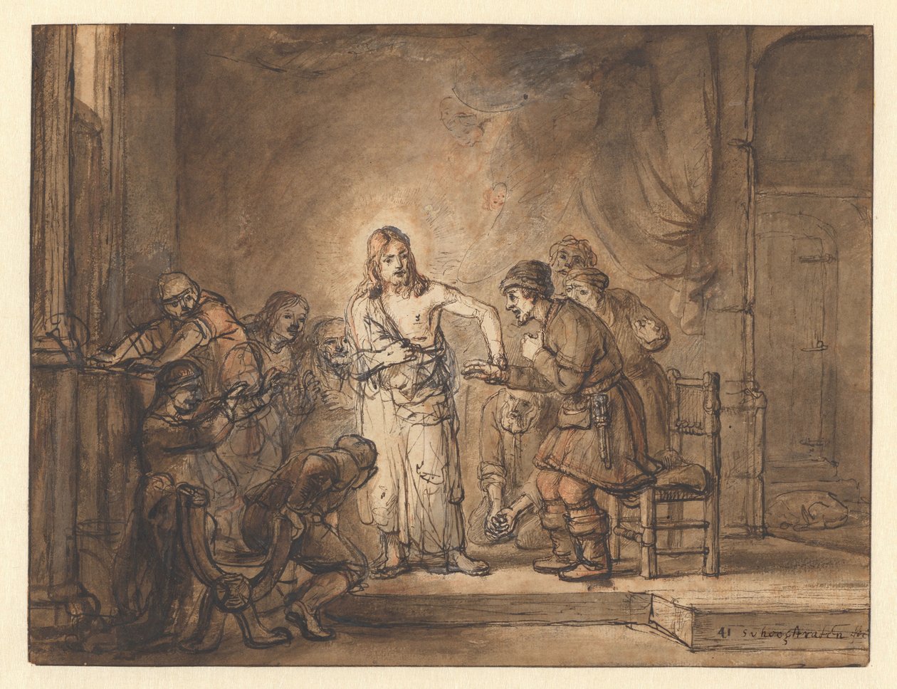şüpheci Thomas by Samuel van Hoogstraten
