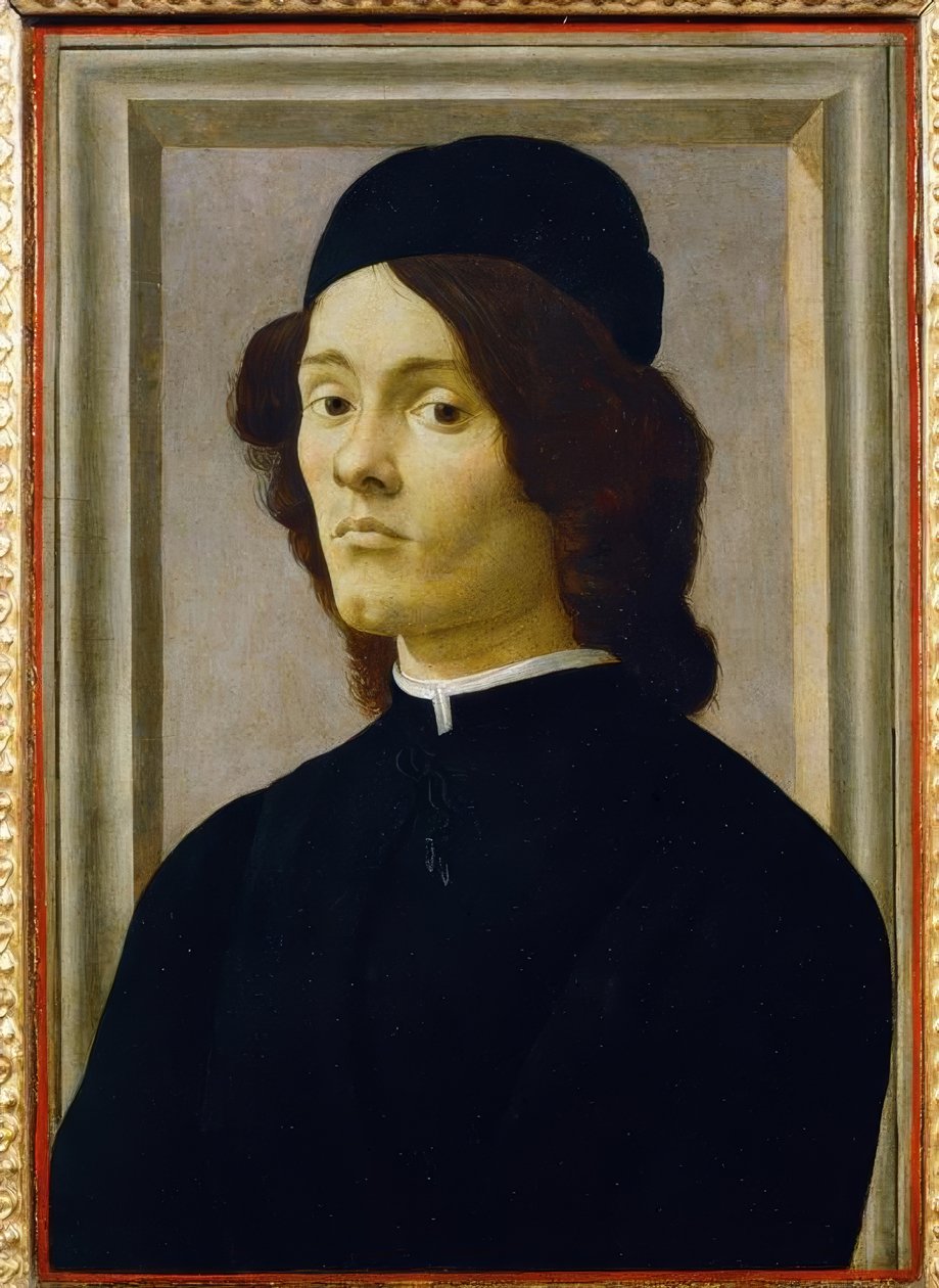 Genç Bir Adamın Portresi by Sandro Botticelli