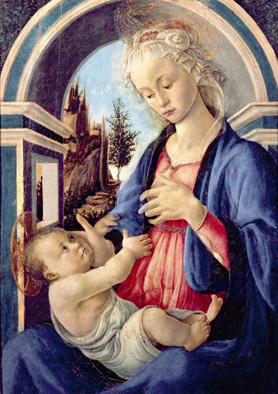 Madonna ve Çocuk (panel) by Sandro Botticelli
