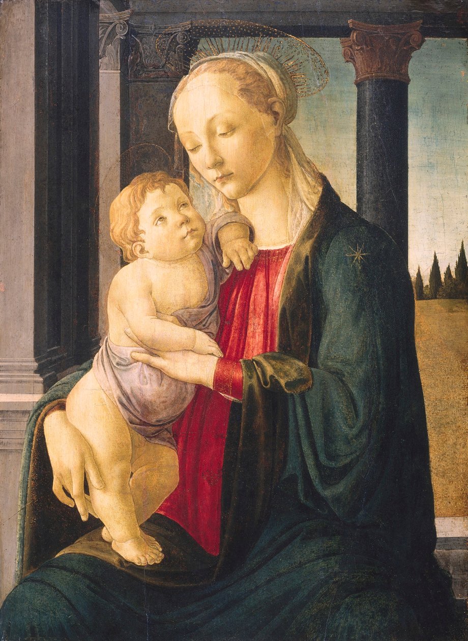 madonna ve çocuk by Sandro Botticelli
