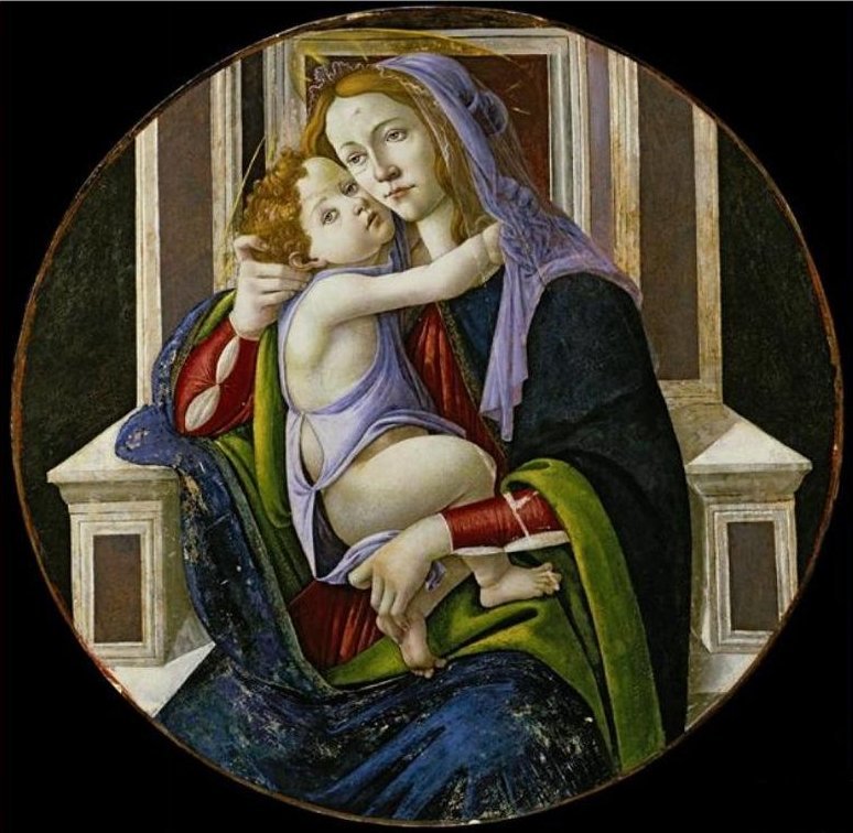 madonna ve çocuk by Sandro Botticelli