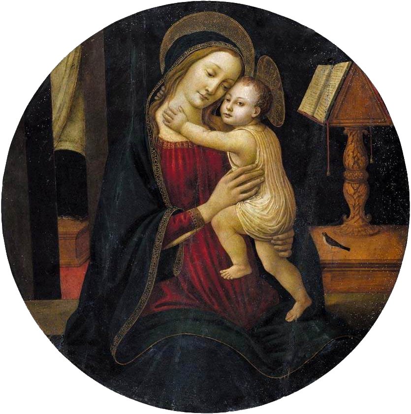 madonna ve çocuk by Sandro Botticelli