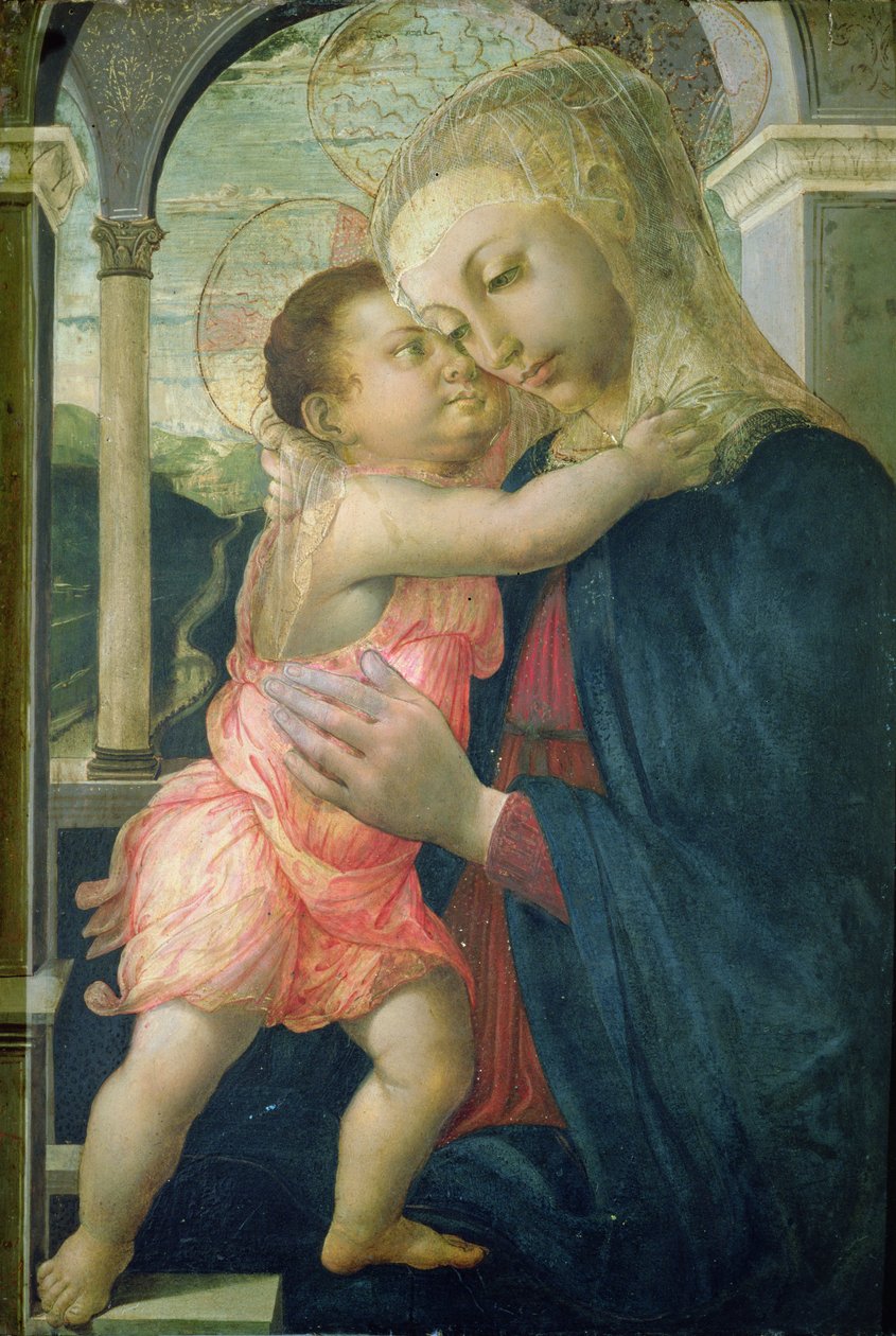 ಲಾಗ್ಗಿಯಾದ ಮಡೋನಾ, 1467-70 ಟರ್ಕ್ by Sandro Botticelli