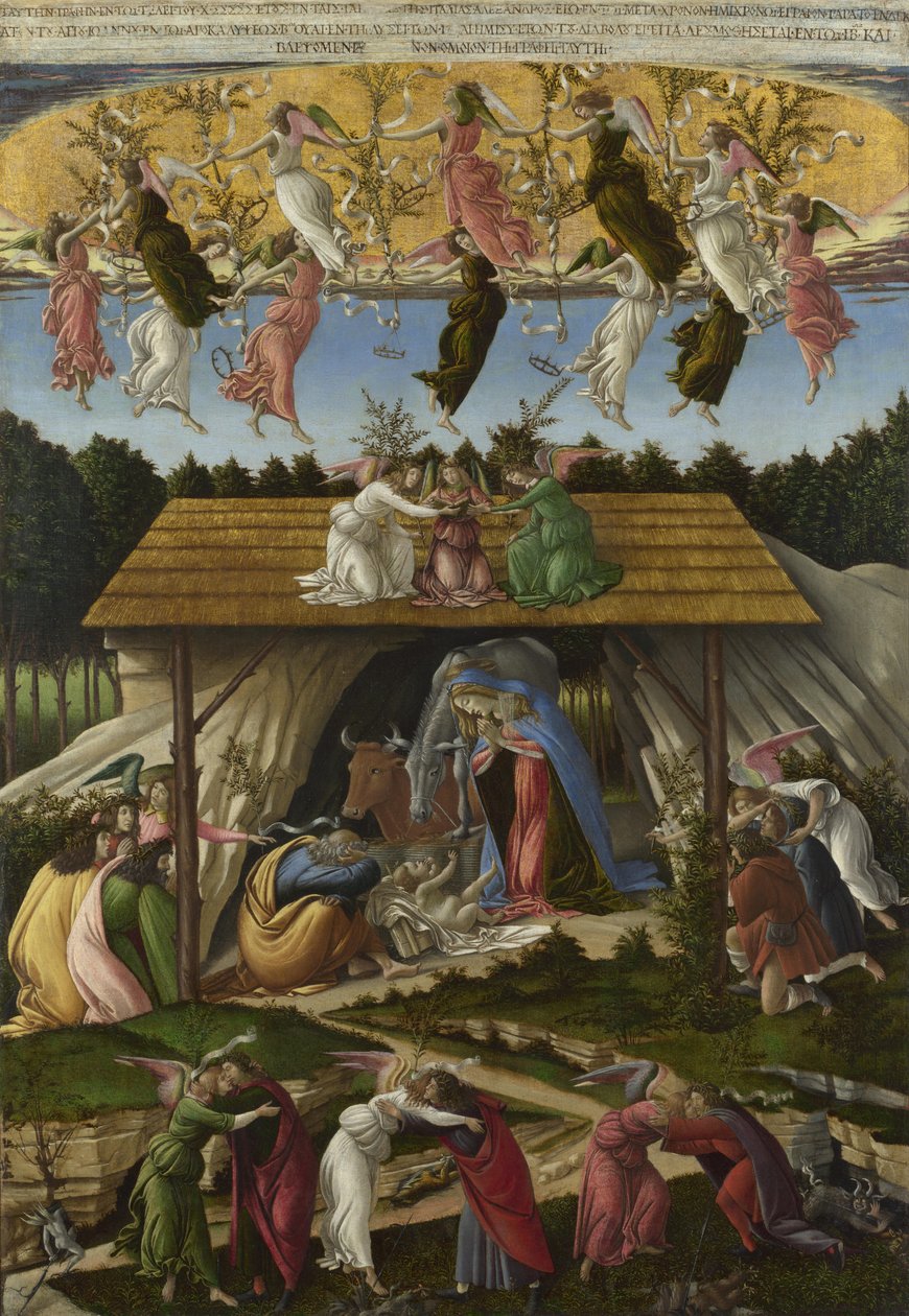 Mistik Doğuş by Sandro Botticelli