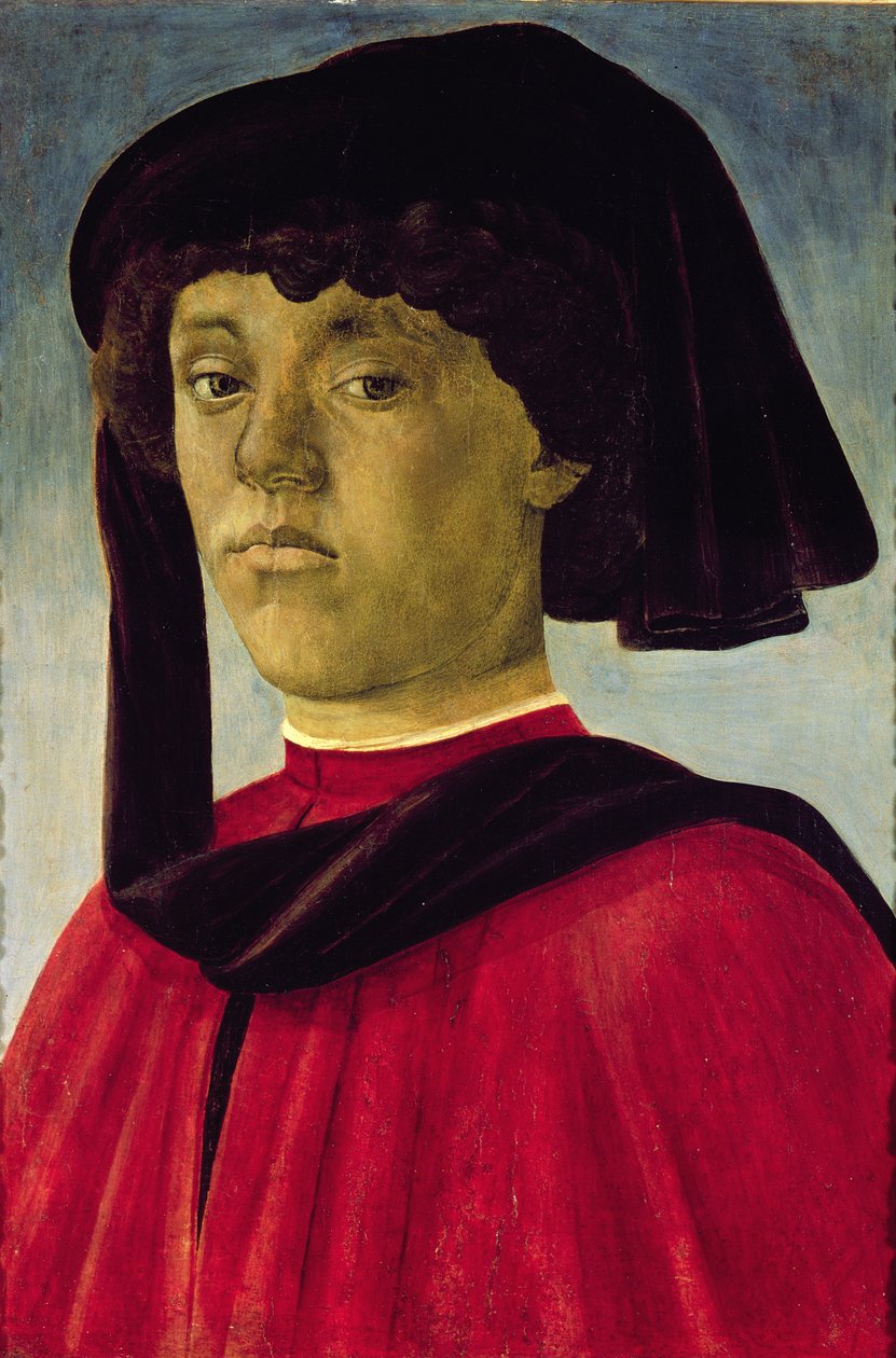 Genç Bir Adamın Portresi by Sandro Botticelli