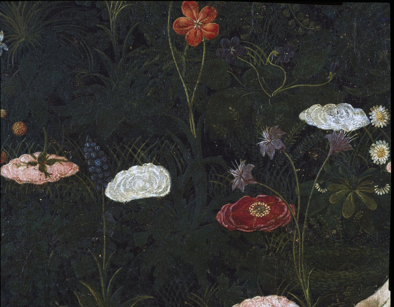 Primavera, c.1478, 558 panel detayında tempera by Sandro Botticelli
