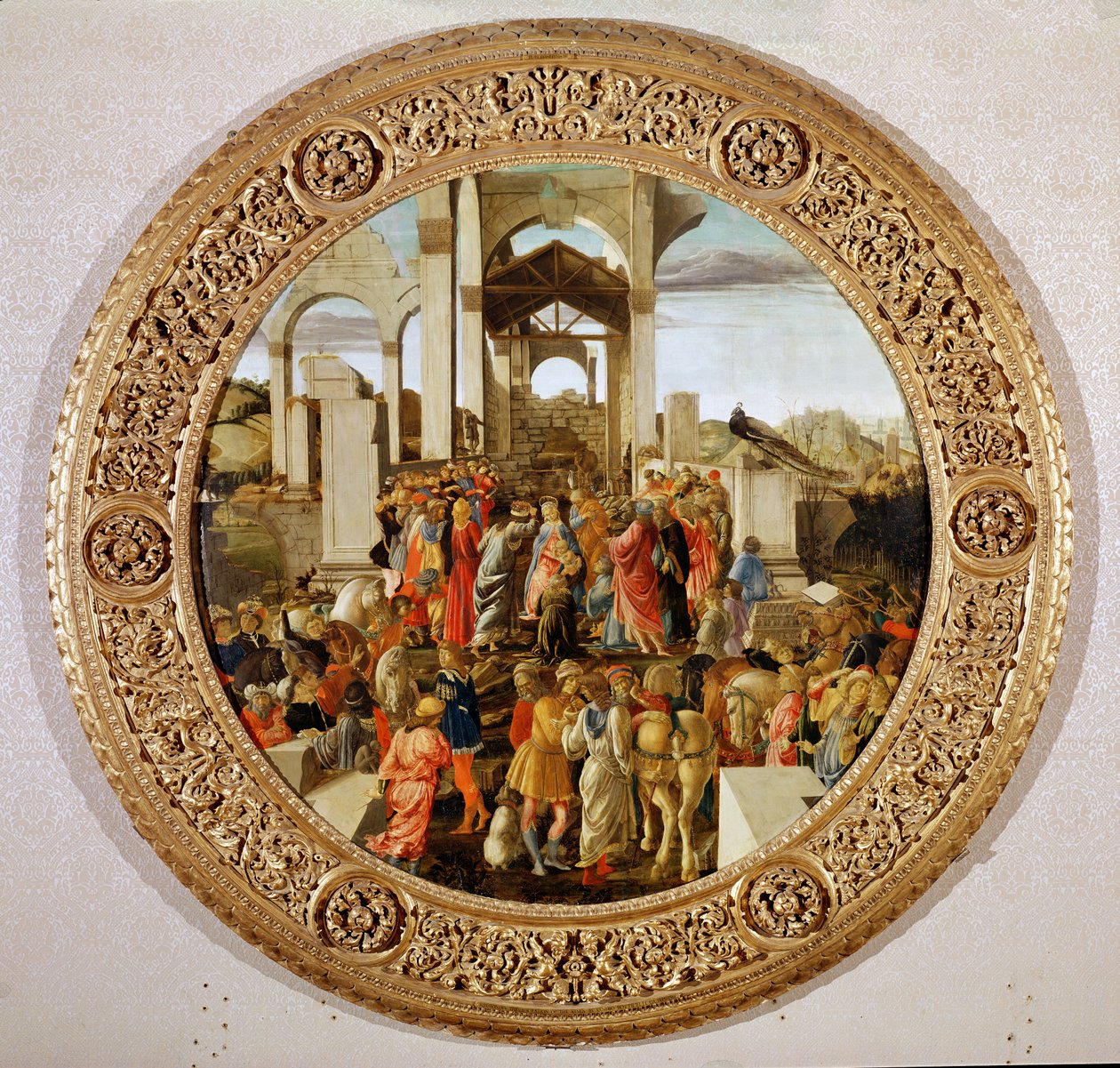 Kralların Hayranlığı, c.1470-75 (panelde mizaç) (ayrıntılar için 186450-186451