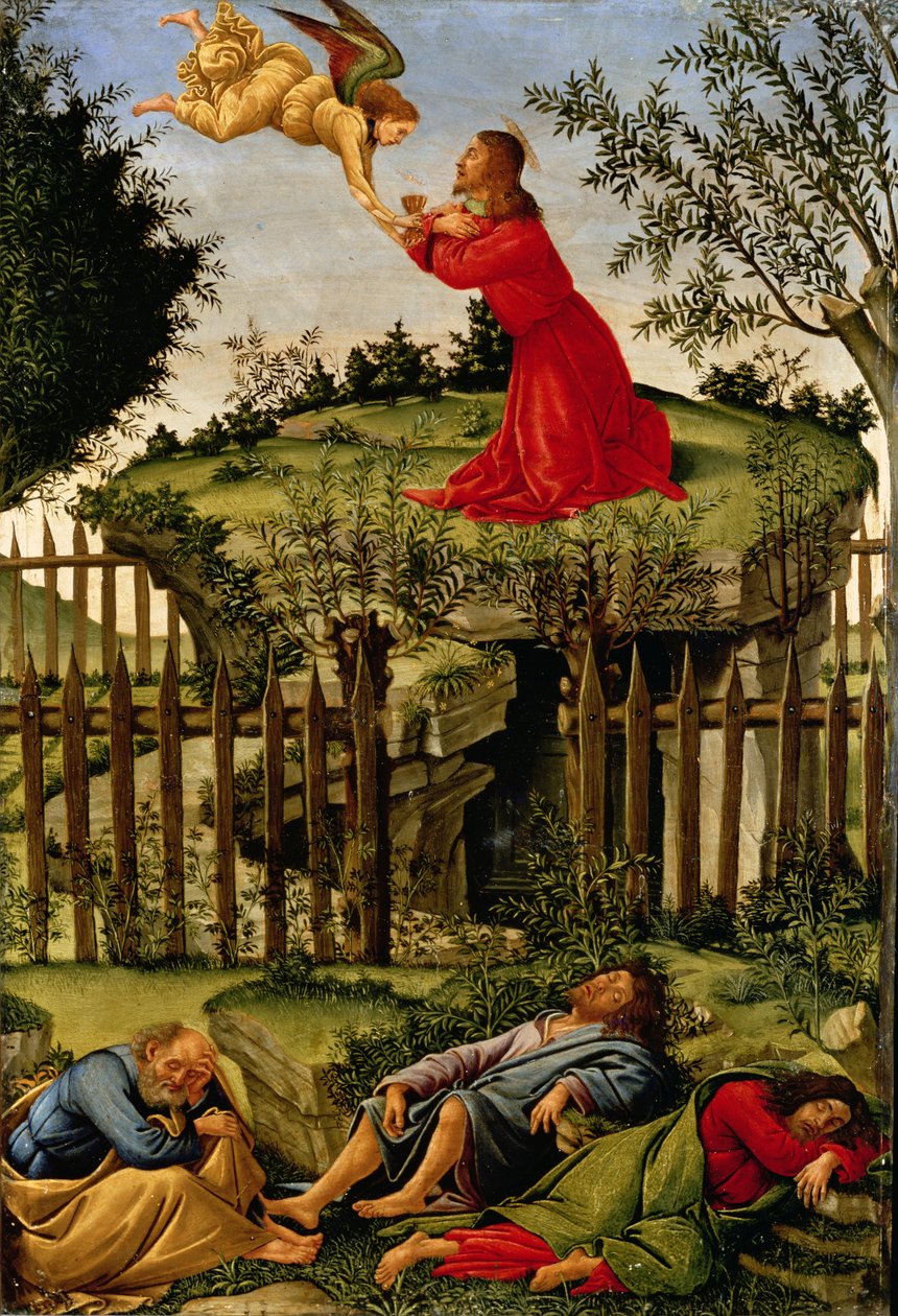 The Agony in the Garden, c.1500  by Sandro Botticelli