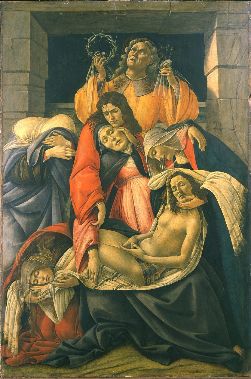Ölü Mesih Üzerine Ağıt by Sandro Botticelli