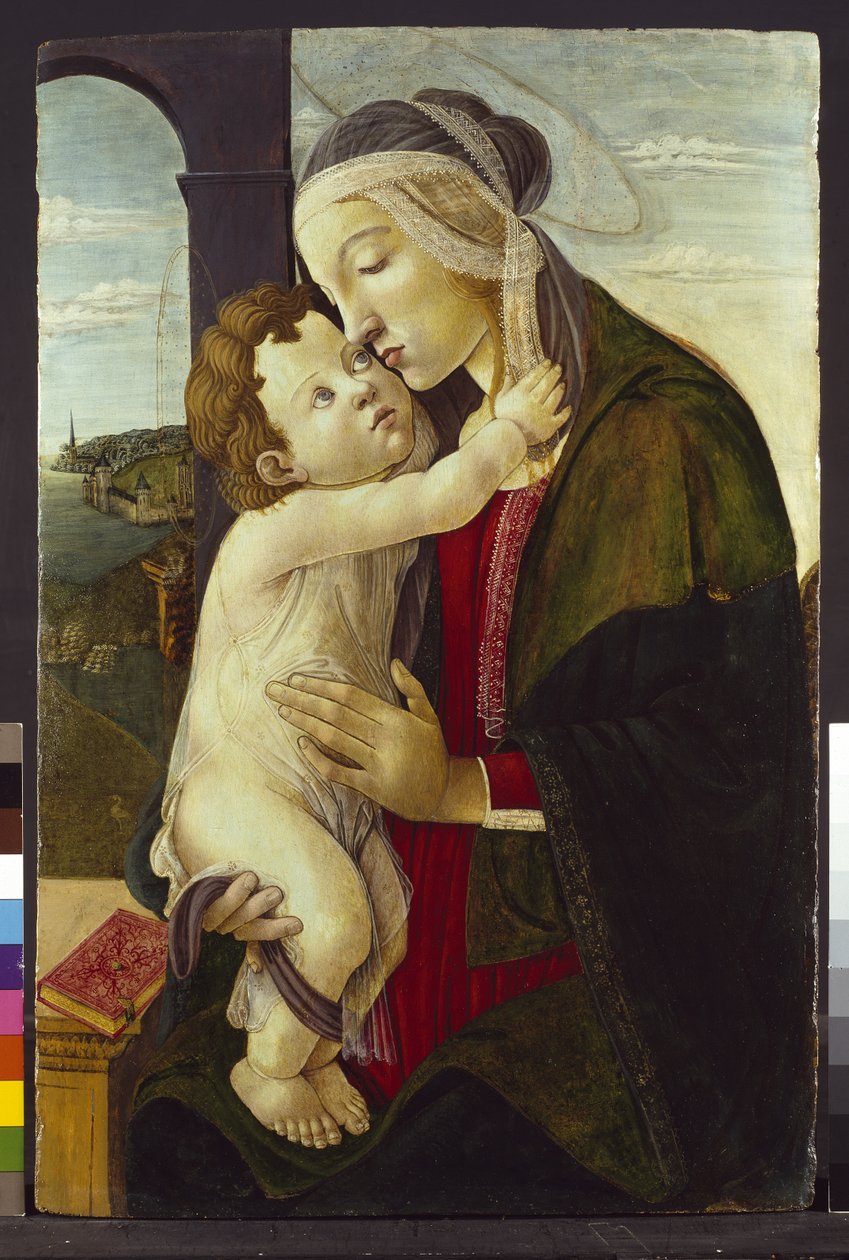 Bakire ve Çocuk, 15. yüzyıl by Sandro Botticelli