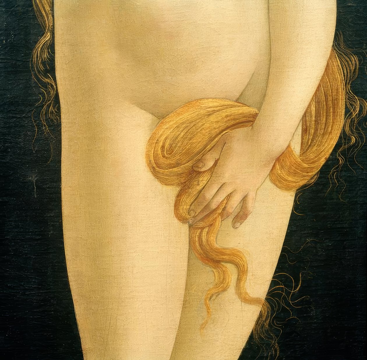 Venüs (el ve saç) by Sandro Botticelli