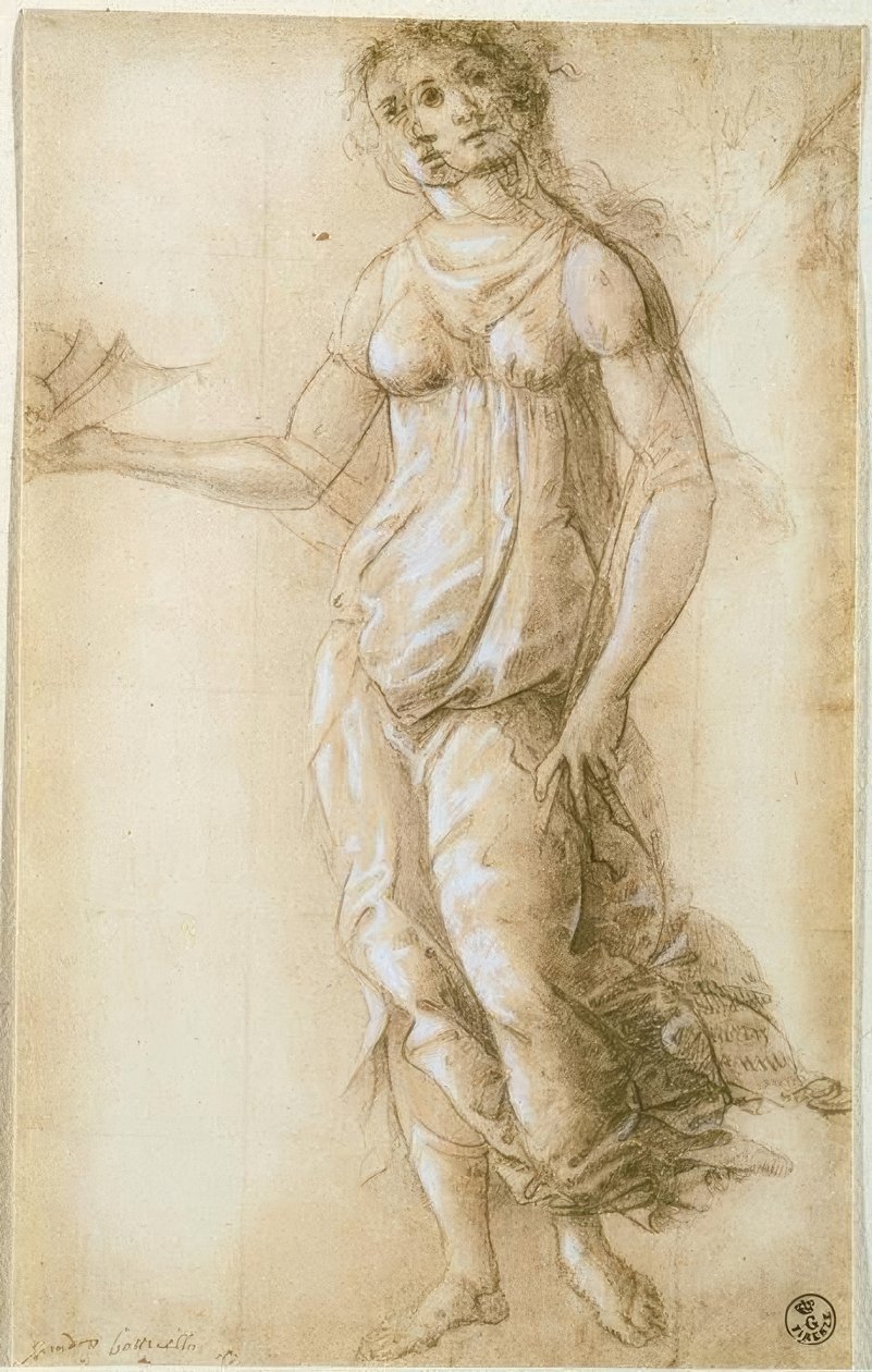 Kadın alegorik figür by Sandro Botticelli