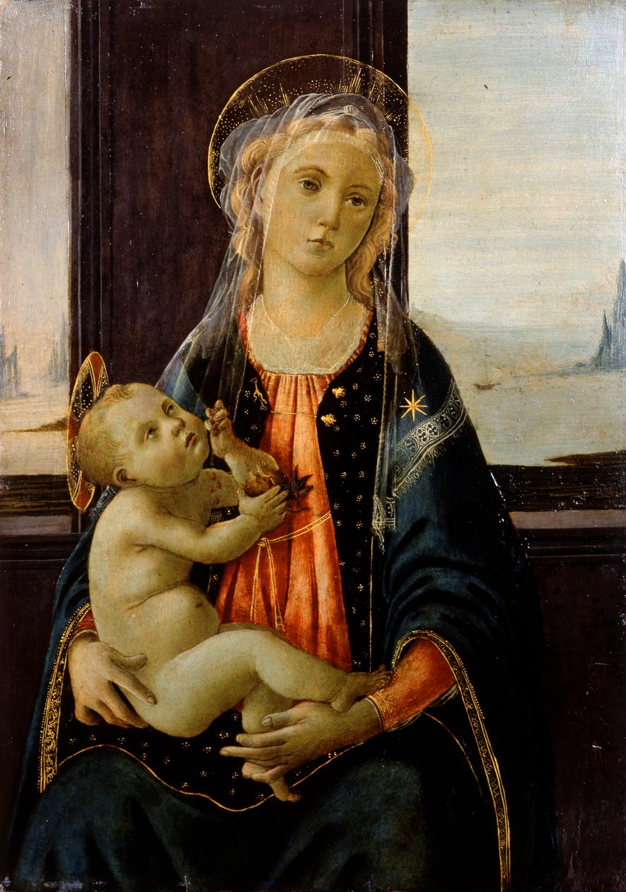 Deniz Madonna 1476 (resim) by Sandro Botticelli