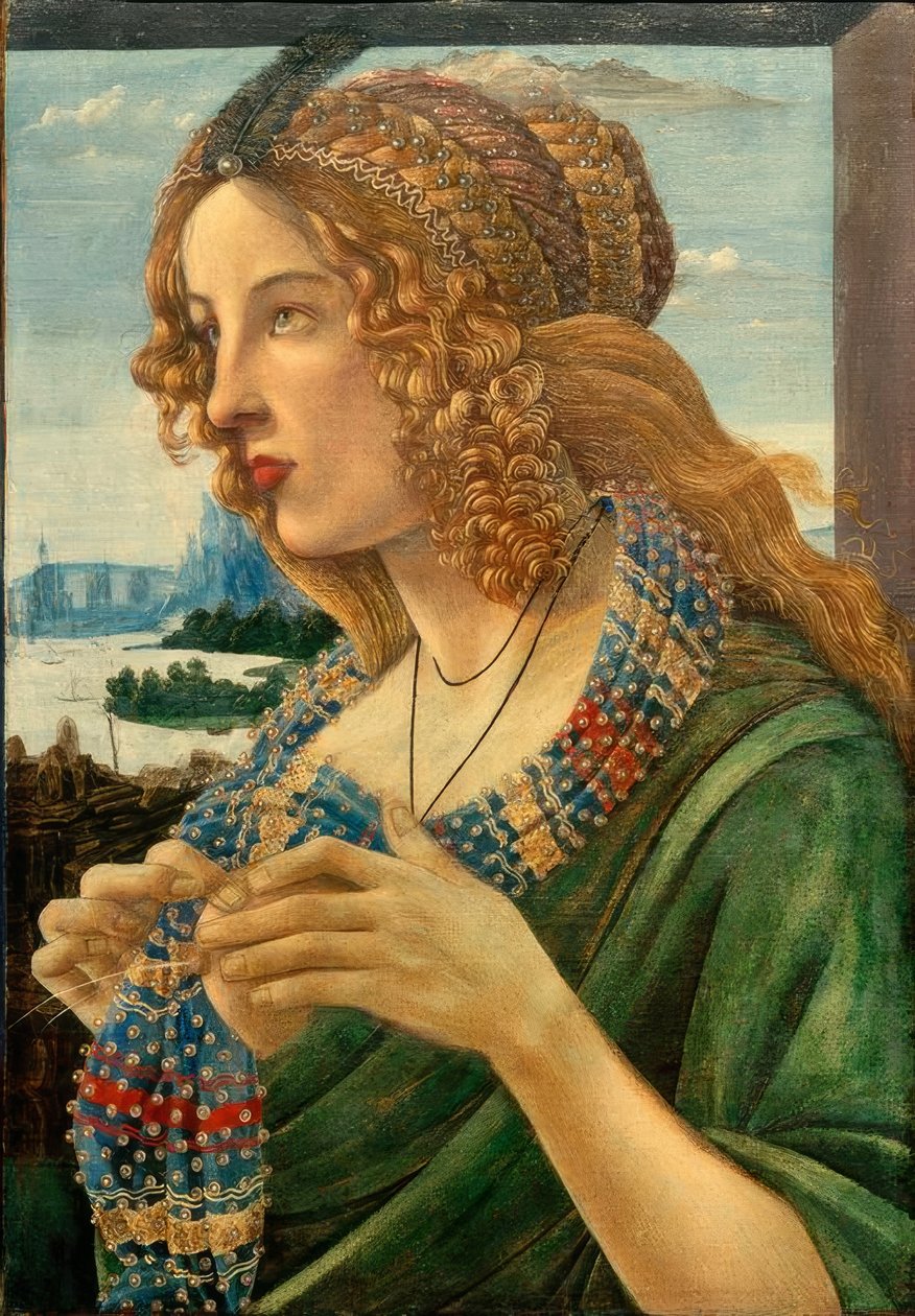 Bir Kadının Alegorik Portresi (Simonetta Vespucci?) by Sandro Botticelli