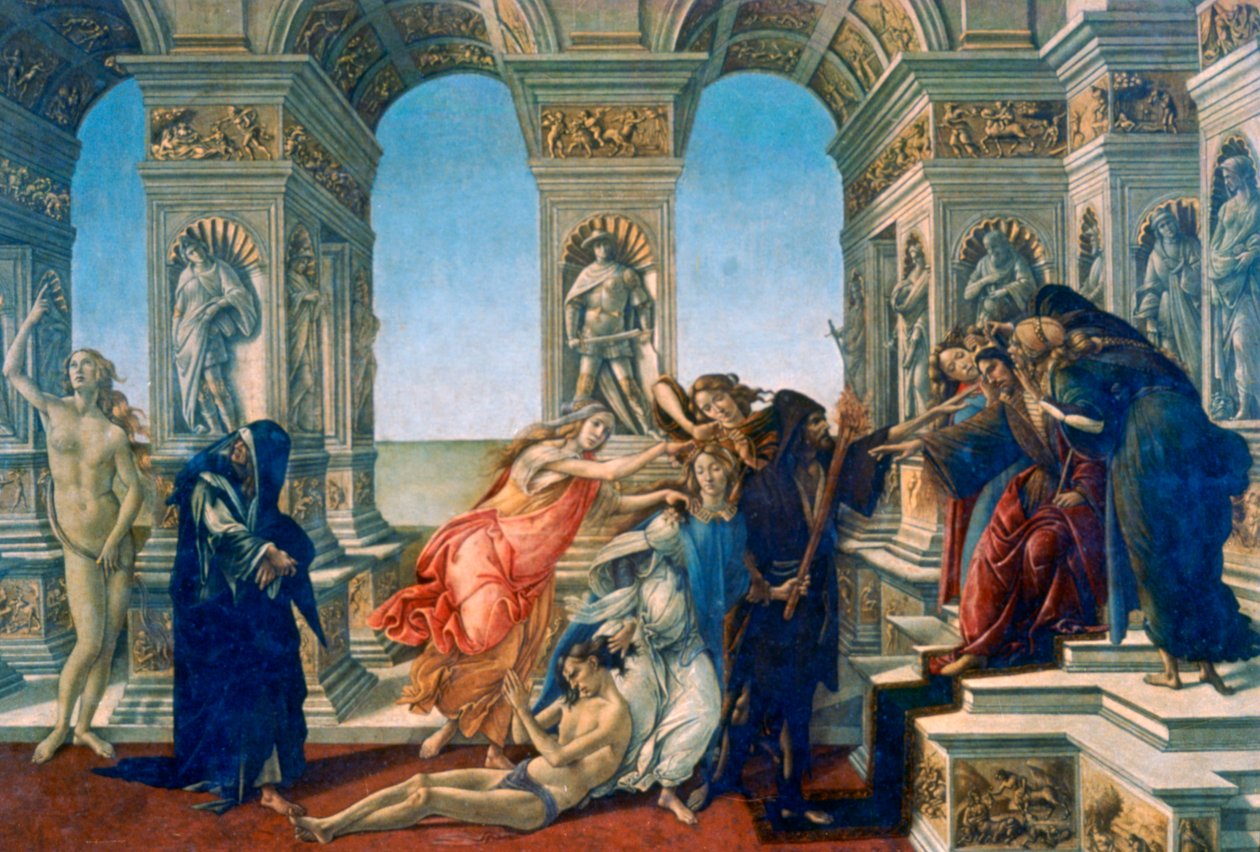 Apelles İflası, 1497-1498 by Sandro Botticelli