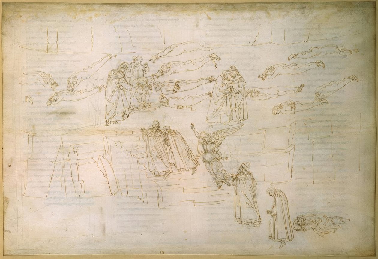 Dantes Sirenatrom,... by Sandro Botticelli