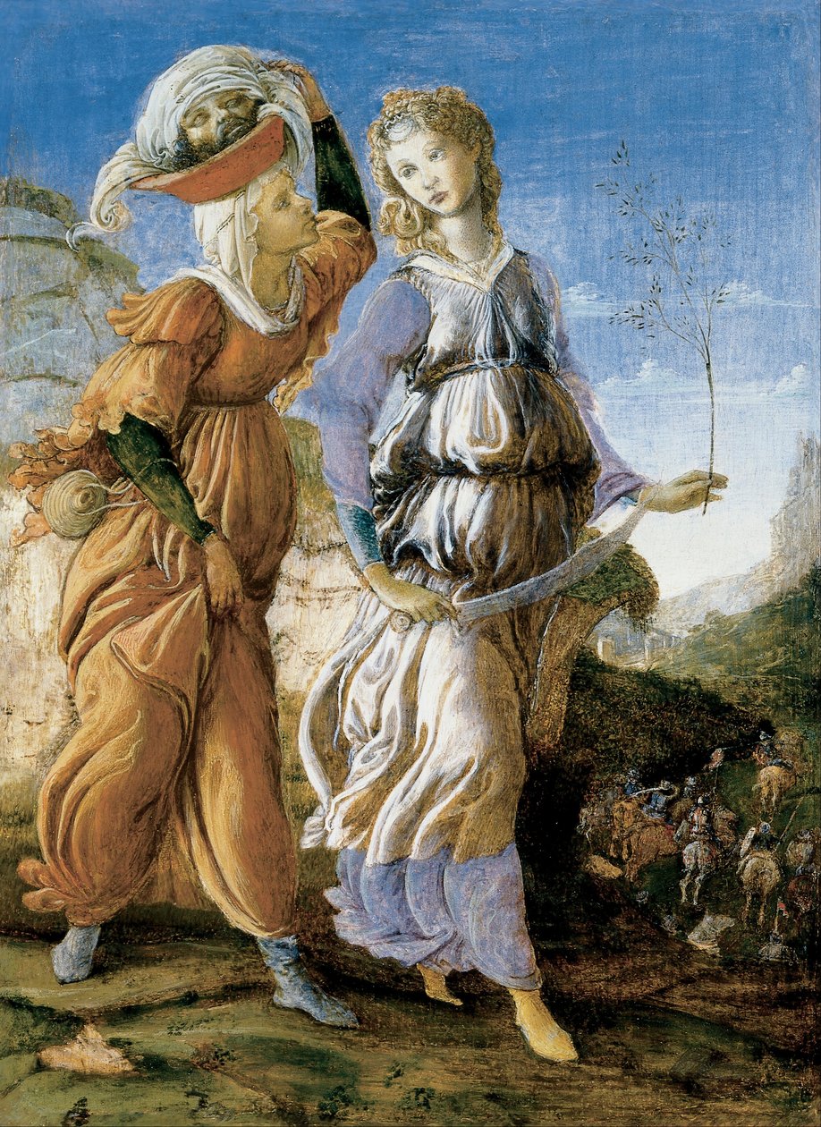 Holofernes Başkanı ile Judith by Sandro Botticelli