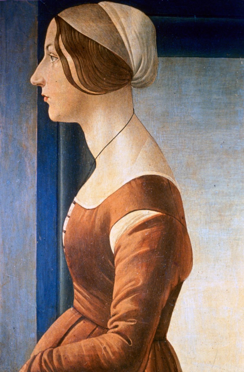 Güzel Simonetta, 1475 by Sandro Botticelli