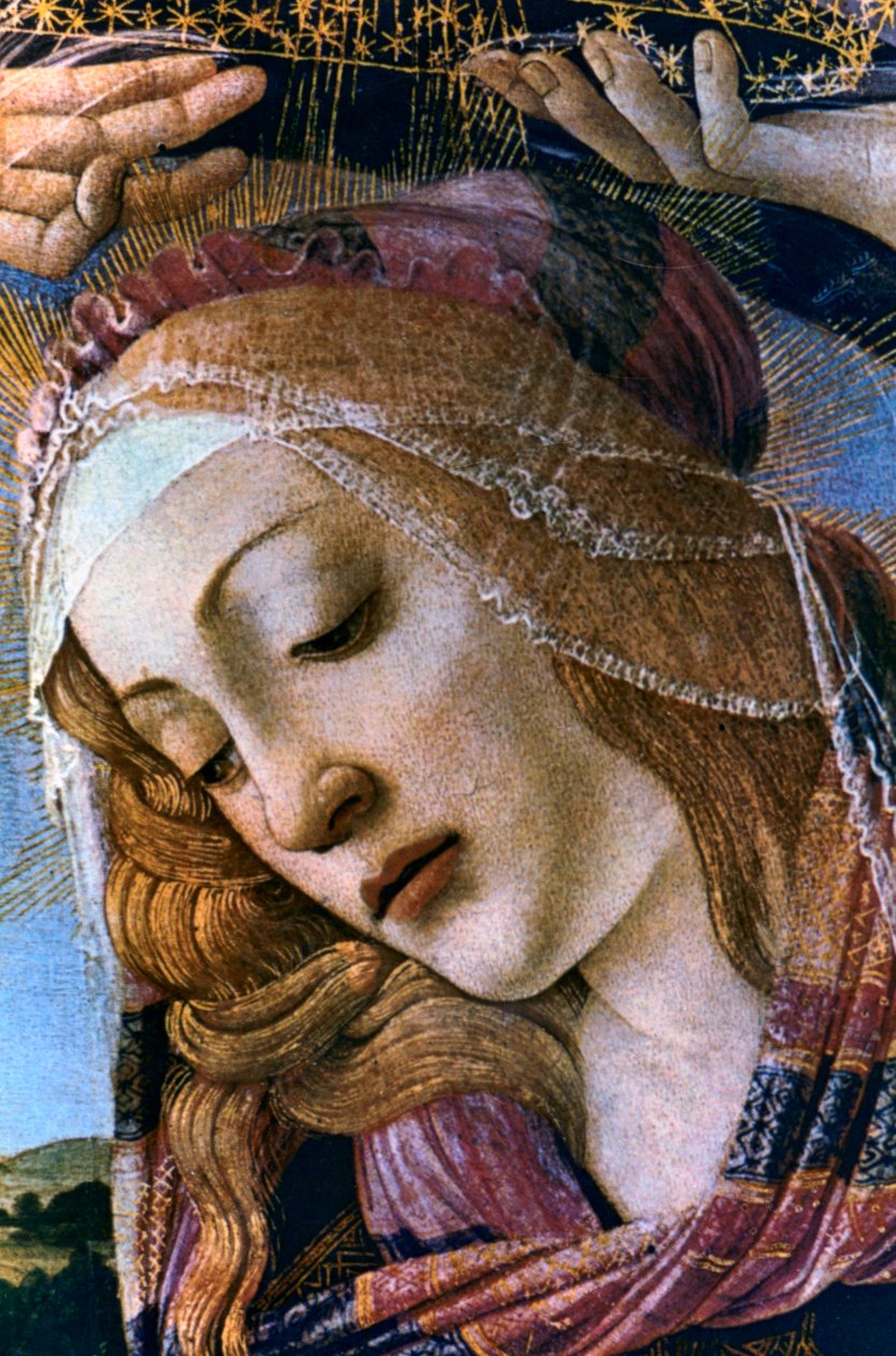 Magnificat detayındaki Madonna, 1482 by Sandro Botticelli
