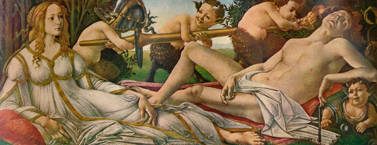 Mars ve Venüs, c1485, 1911 by Sandro Botticelli