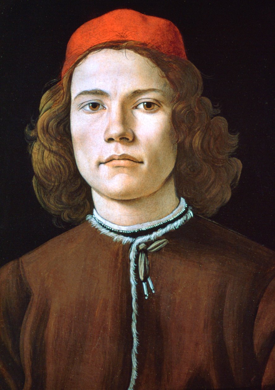 Genç Bir Adamın Portresi, c1480-1485 by Sandro Botticelli