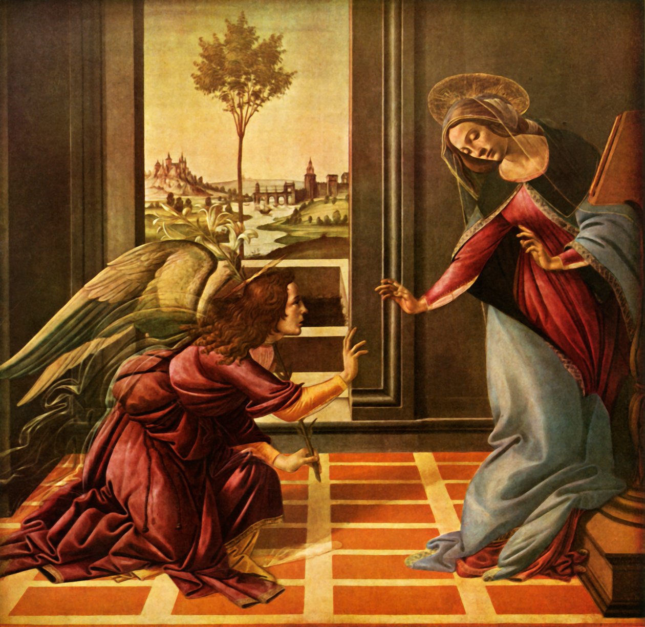 Cestello Müjdesi, 1489, 1937. by Sandro Botticelli