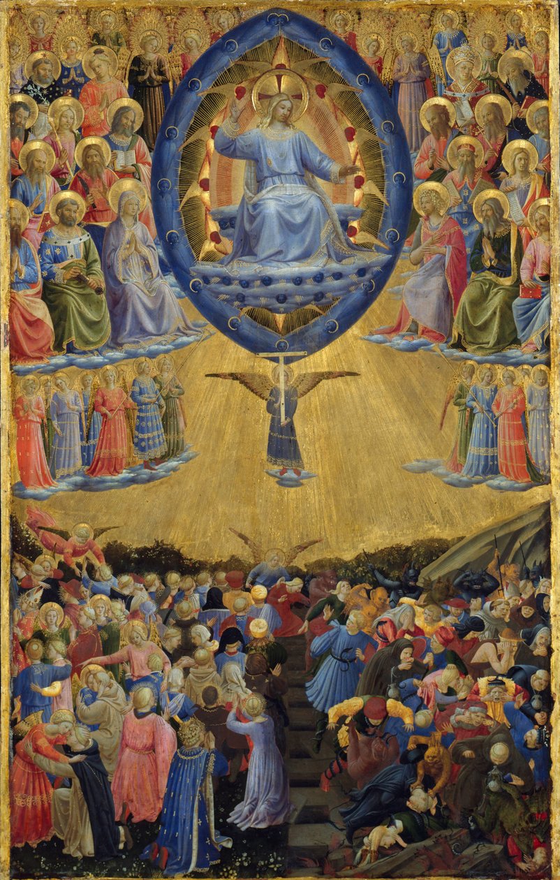 Son Yargı Kanatlı Sunağı, Merkez Panel, 15. Yüzyıl Başları by Sandro Botticelli