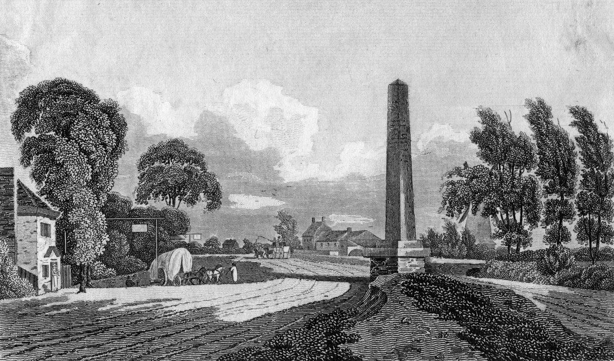 Hadley Highstone, Barnet yakınlarında, 1805. by Sands