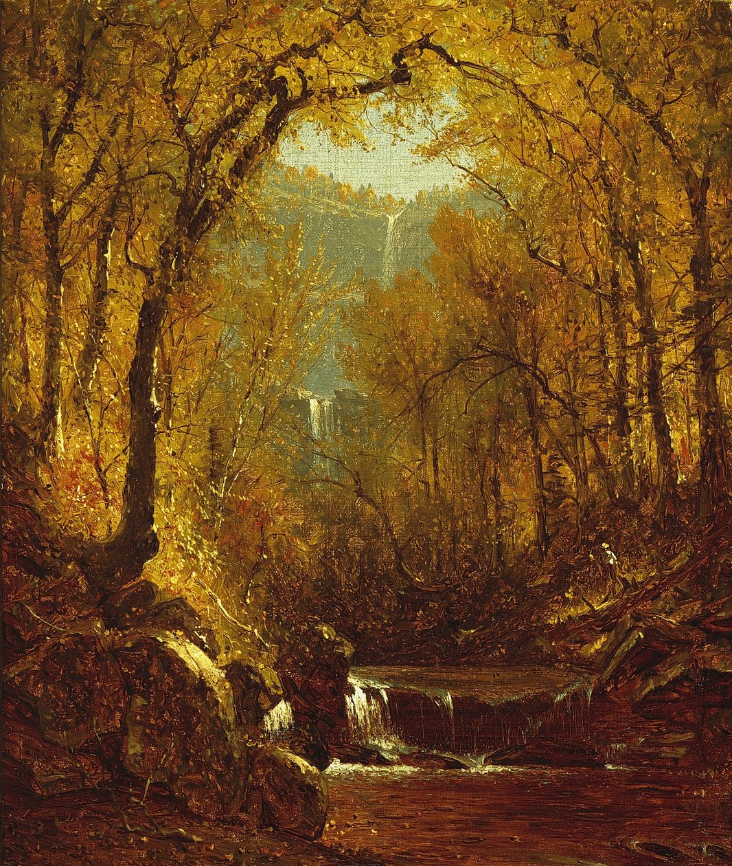 Kaaterskill Şelalesi, 1871 by Sanford Robinson Gifford