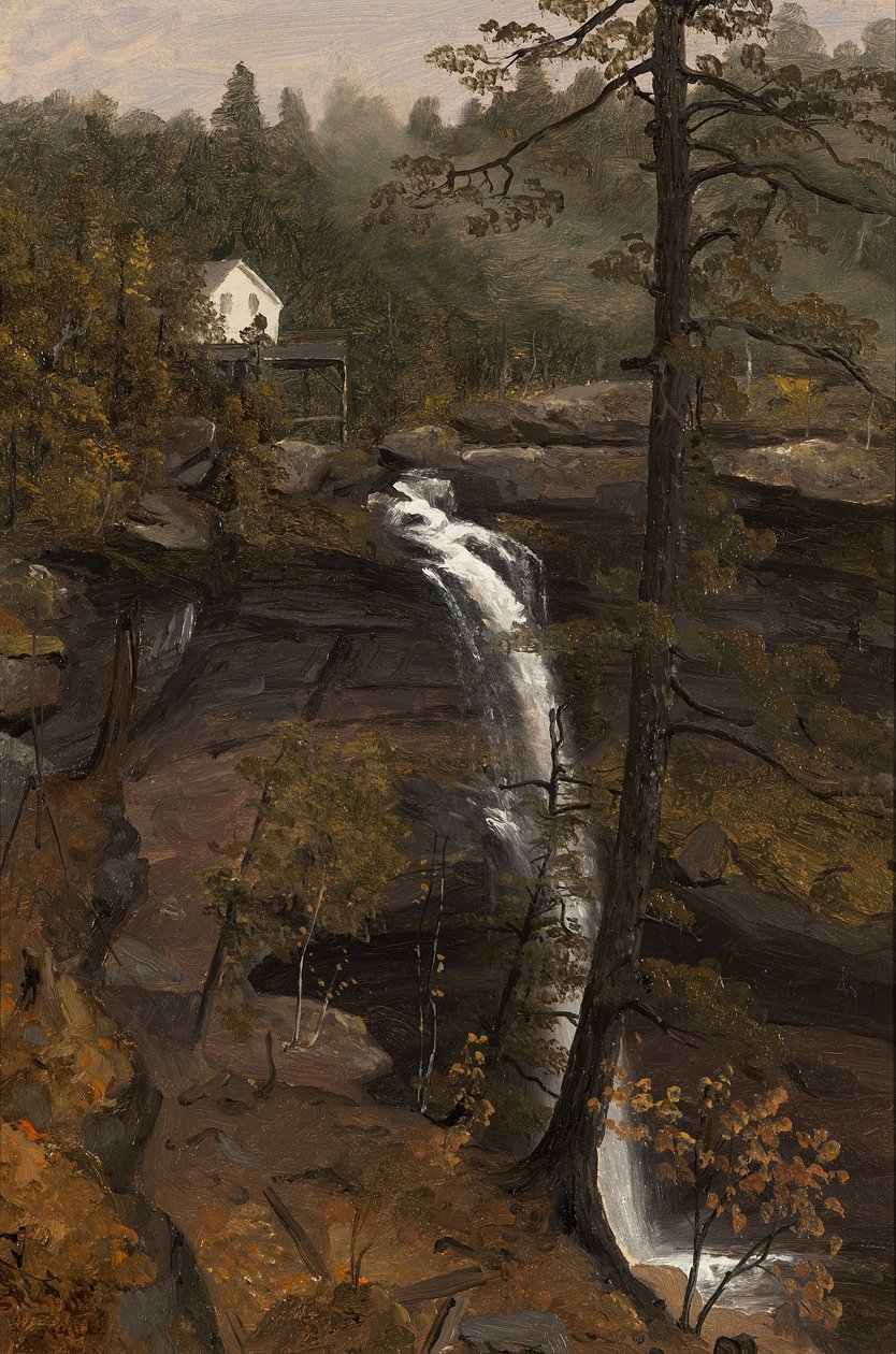 Cauterskill Şelaleleri by Sanford Robinson Gifford
