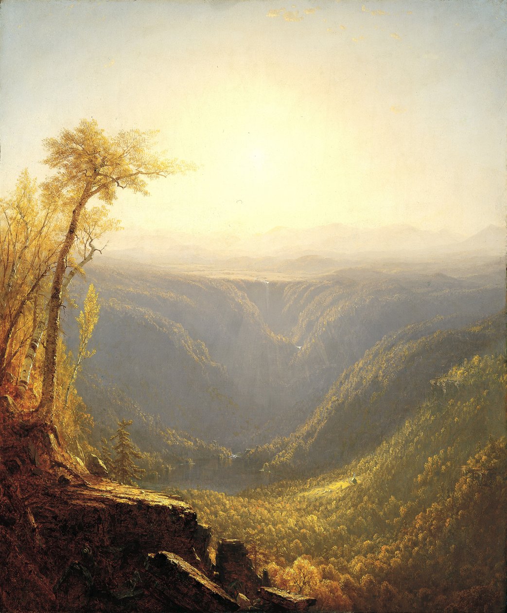 Dağlarda Bir Geçit (Kauterskill Karanfil), 1862 by Sanford Robinson Gifford
