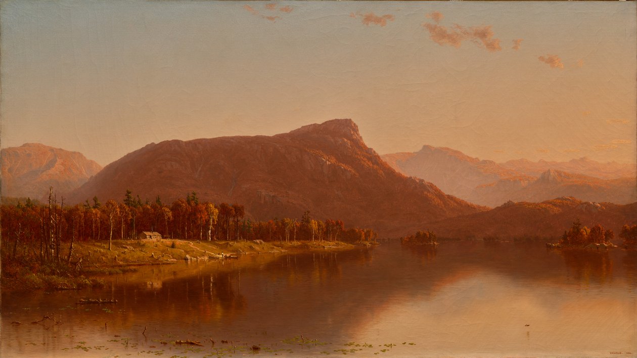 Vahşi Doğada Bir Ev by Sanford Robinson Gifford