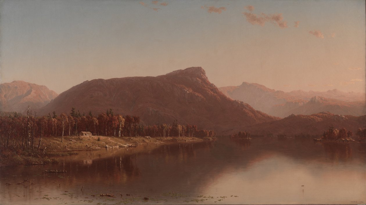 Vahşi Doğada Bir Ev, 1866 by Sanford Robinson Gifford