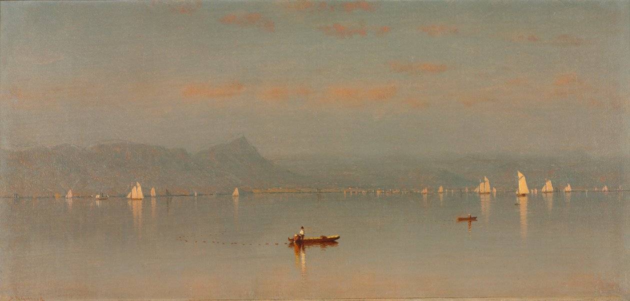 Haverstraw Körfezi, 1868. by Sanford Robinson Gifford