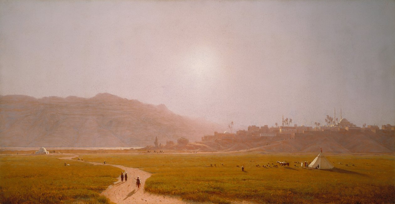 Siout, Mısır, 1874 by Sanford Robinson Gifford