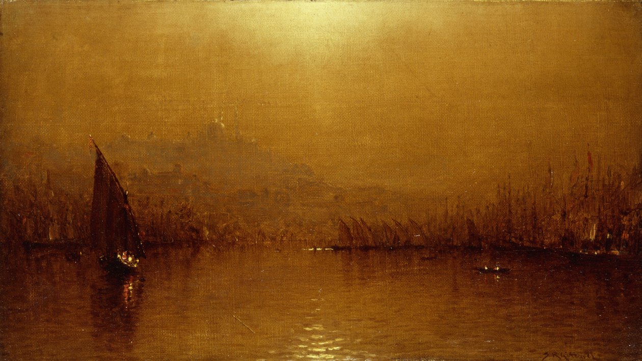 Haliç, by Sanford Robinson Gifford