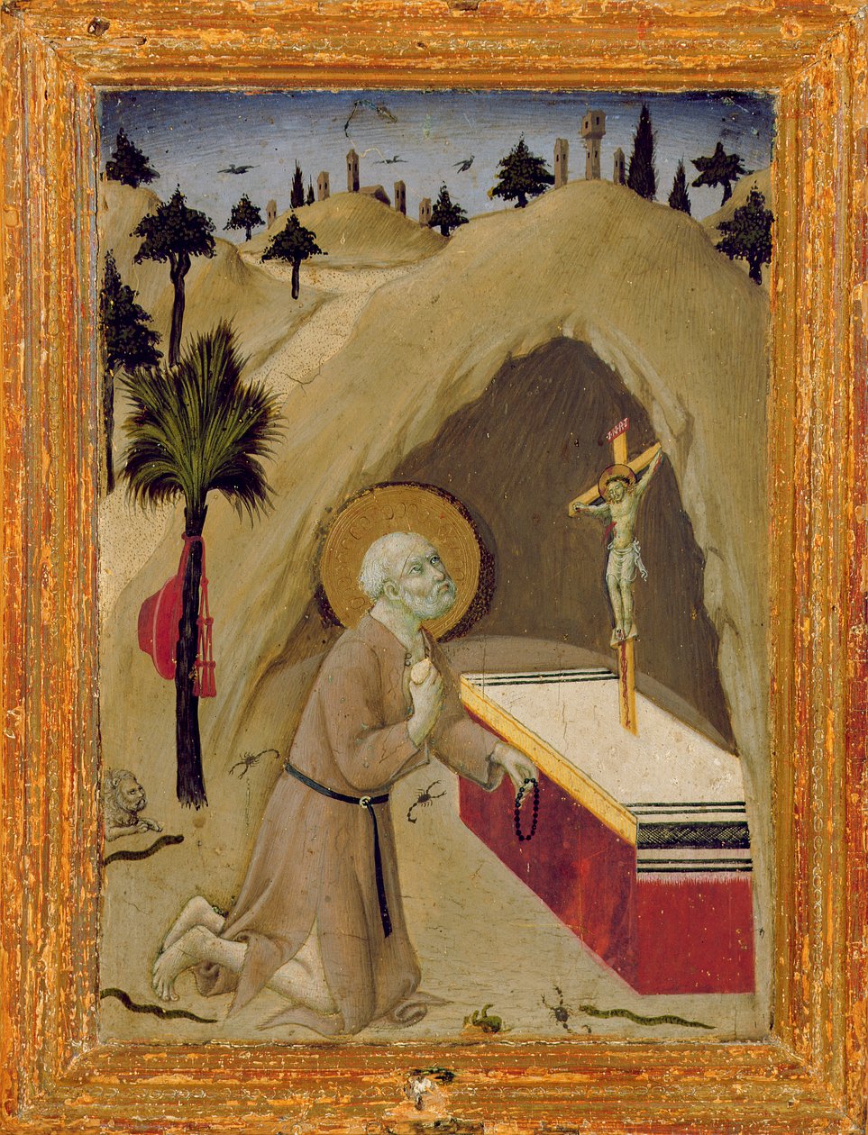 Çölde Aziz Jerome by Sano di Pietro