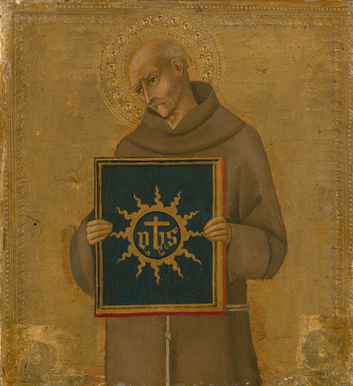 Aziz Bernardino, 1450-60. by Sano di Pietro