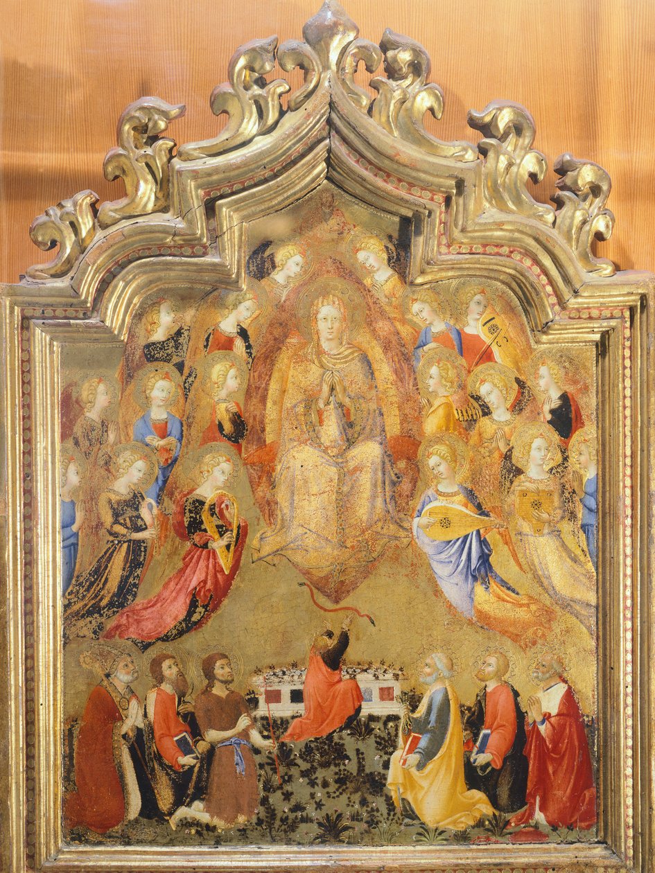 Sano Di Pietro (1406-1481) tarafından Meryem