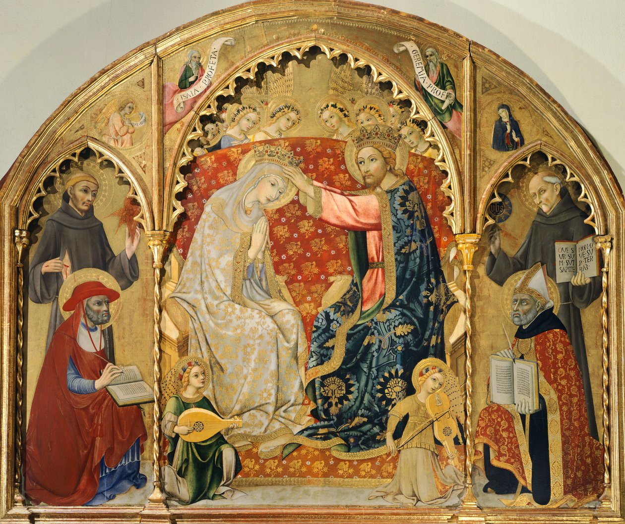 Sano Di Pietro (1406-1481) tarafından Bakire