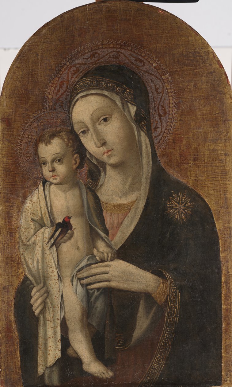 Madonna ve Çocuk (panelde öfke) by Sano di also Ansano di Pietro di Mencio Pietro