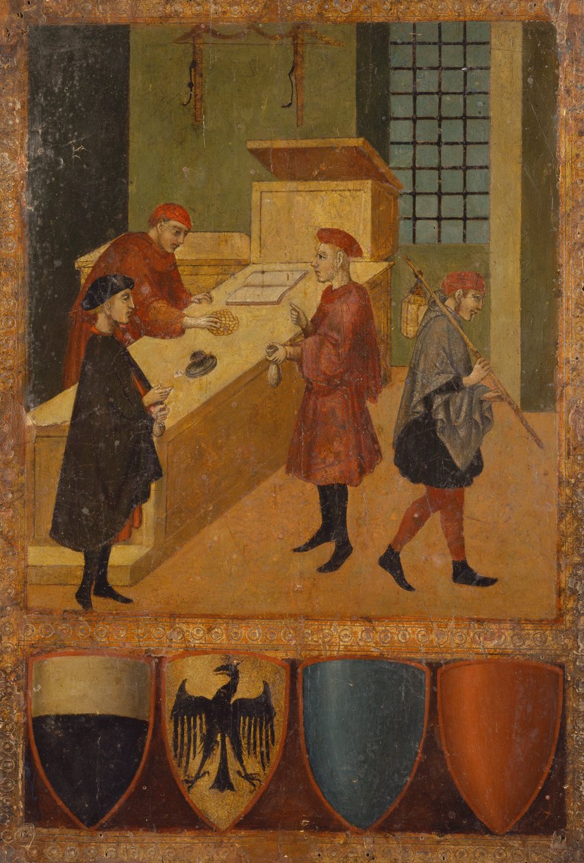Büyükşehir çalışanlarının maaşı by Sano di also Ansano di Pietro di Mencio Pietro