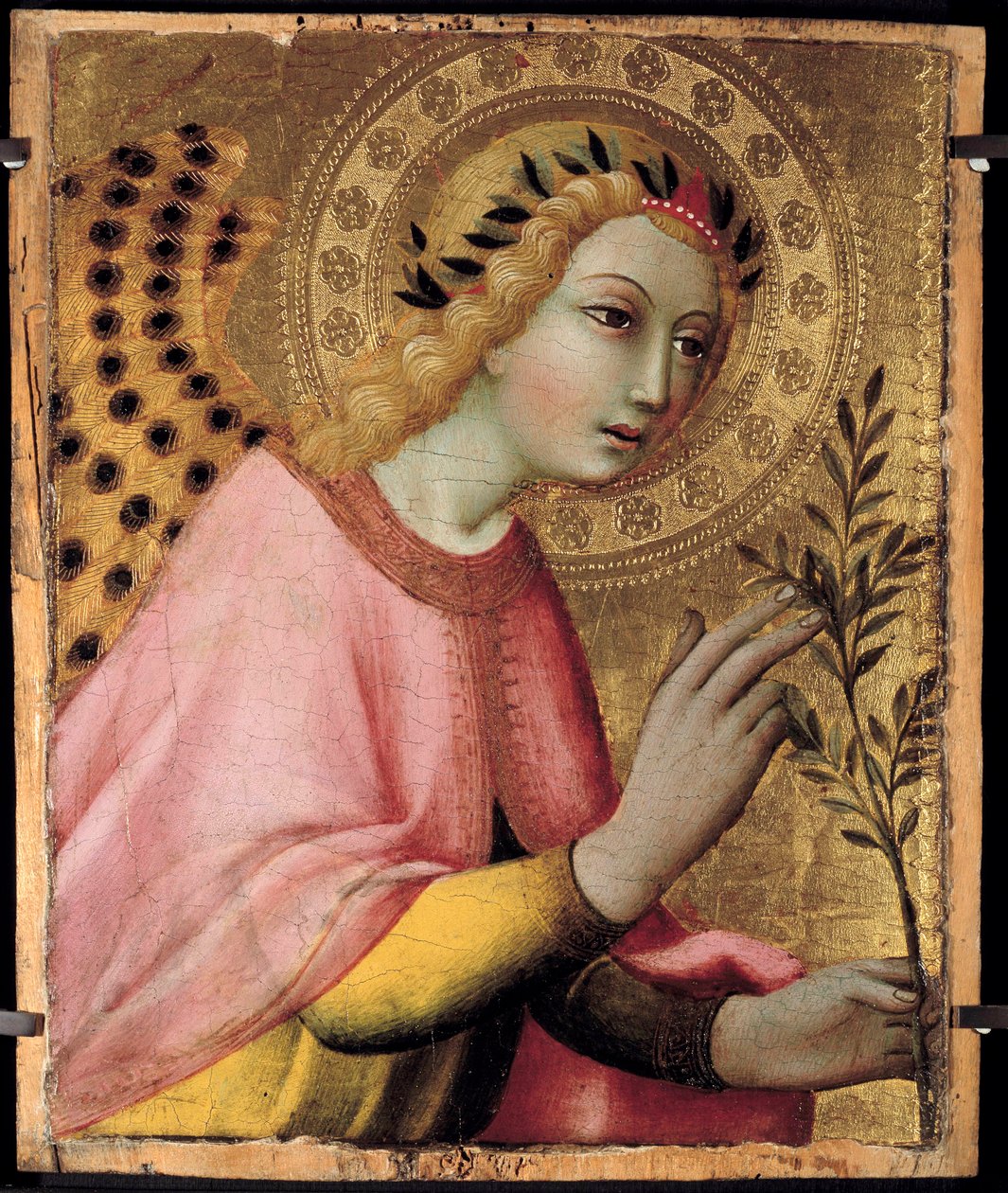 Altarpiece Müjde Meleği Sano di Pietro (1406-1481). 1450-1481. Güneş 40x35 m. Avignon, Musée du Petro Palais by Sano di also Ansano di Pietro di Mencio Pietro