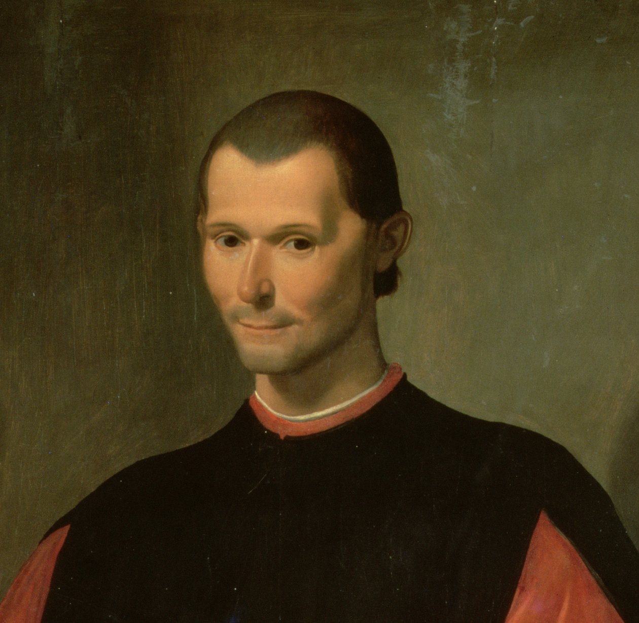 Niccolo Machiavelli'nin portresi 1469-1527, 62196 detayı by Santi di Tito