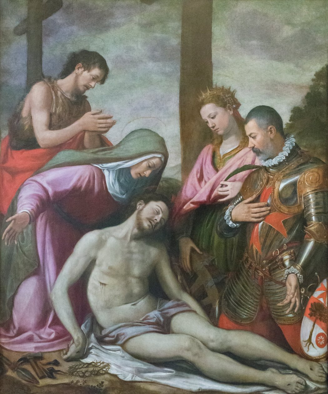 Mesih'in İfadesi, c. 1592 (ahşap üzerine yağ by Santi di Tito