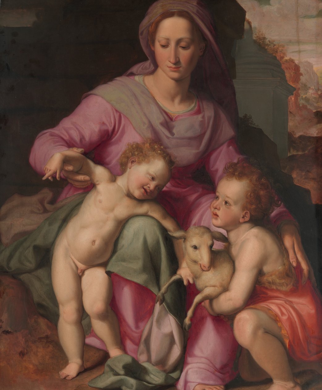 Vaftizci Aziz Yahya ile Madonna ve Çocuk, 1570
